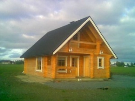 Hanna-Maija-mallin hirsihuvila